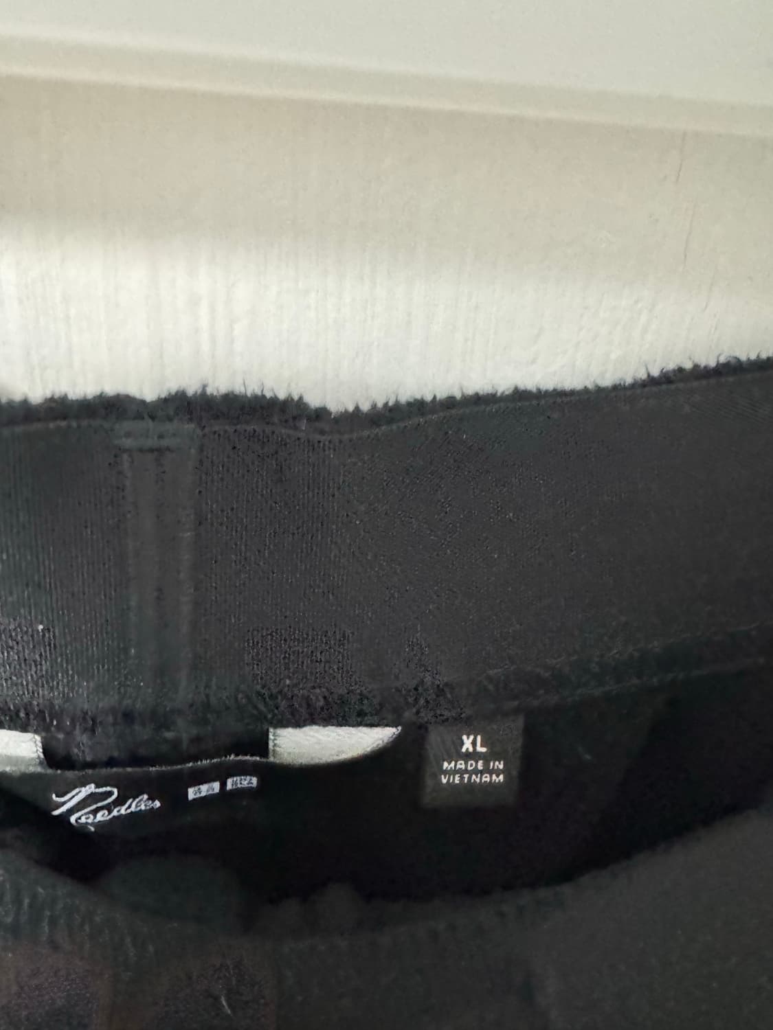 유니클로 Needles 니들스 블랙 밴딩 팬츠 XL 상품이미지2