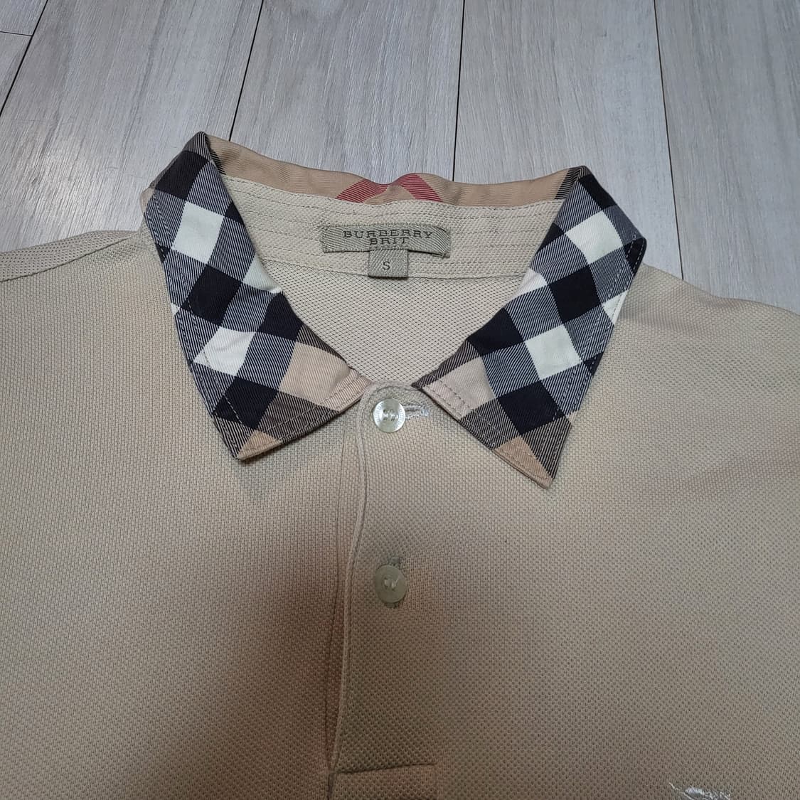 (S) burberry 버버리 브릿 노바체크 카라티 PK 상품이미지4