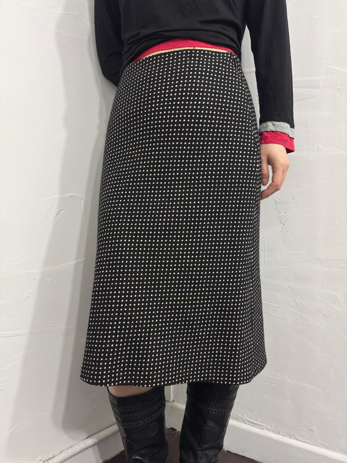 dot midi skirt 상품이미지3
