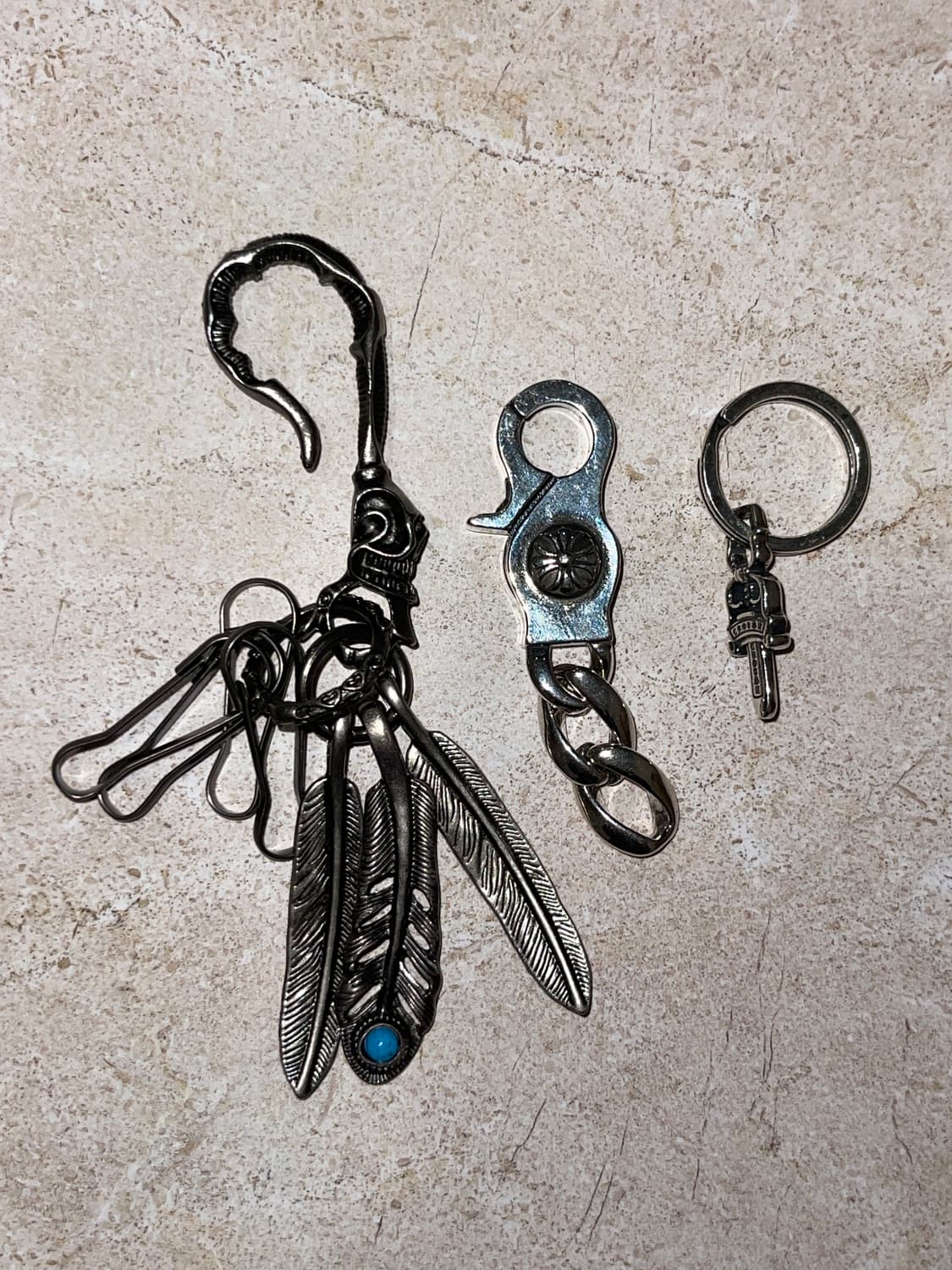 스컬 페더키링세트 상품이미지6