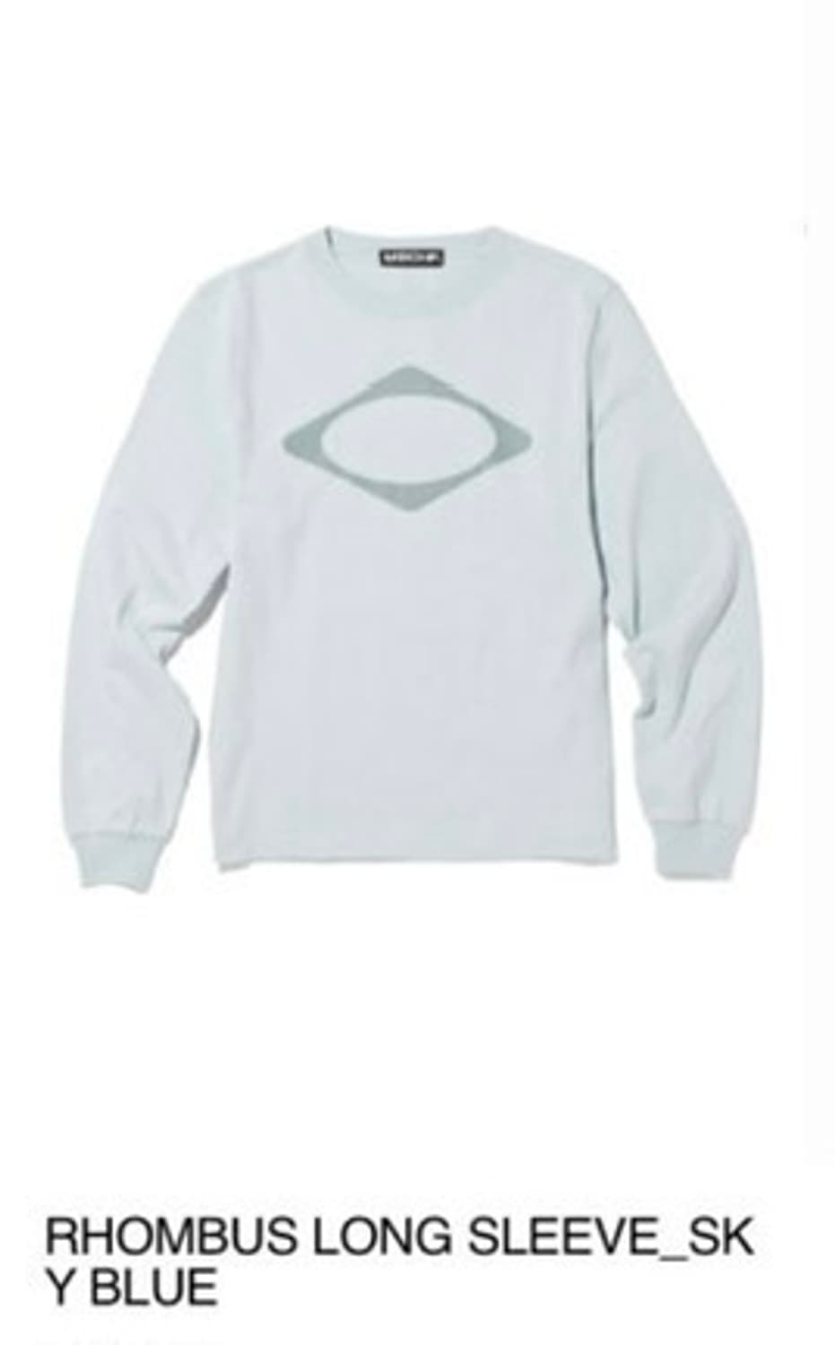 미스치프 롬버스 롱슬리브 티셔츠  상품이미지1