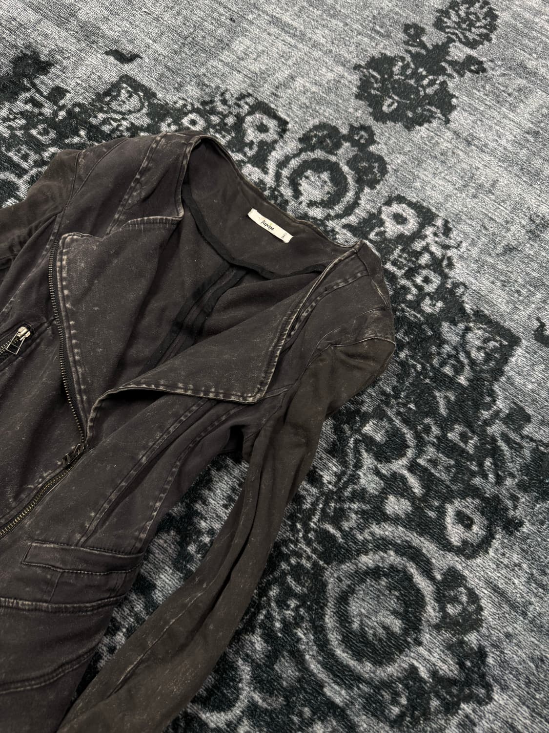 Papaya y2k rust washing cotton rider jac 상품이미지3