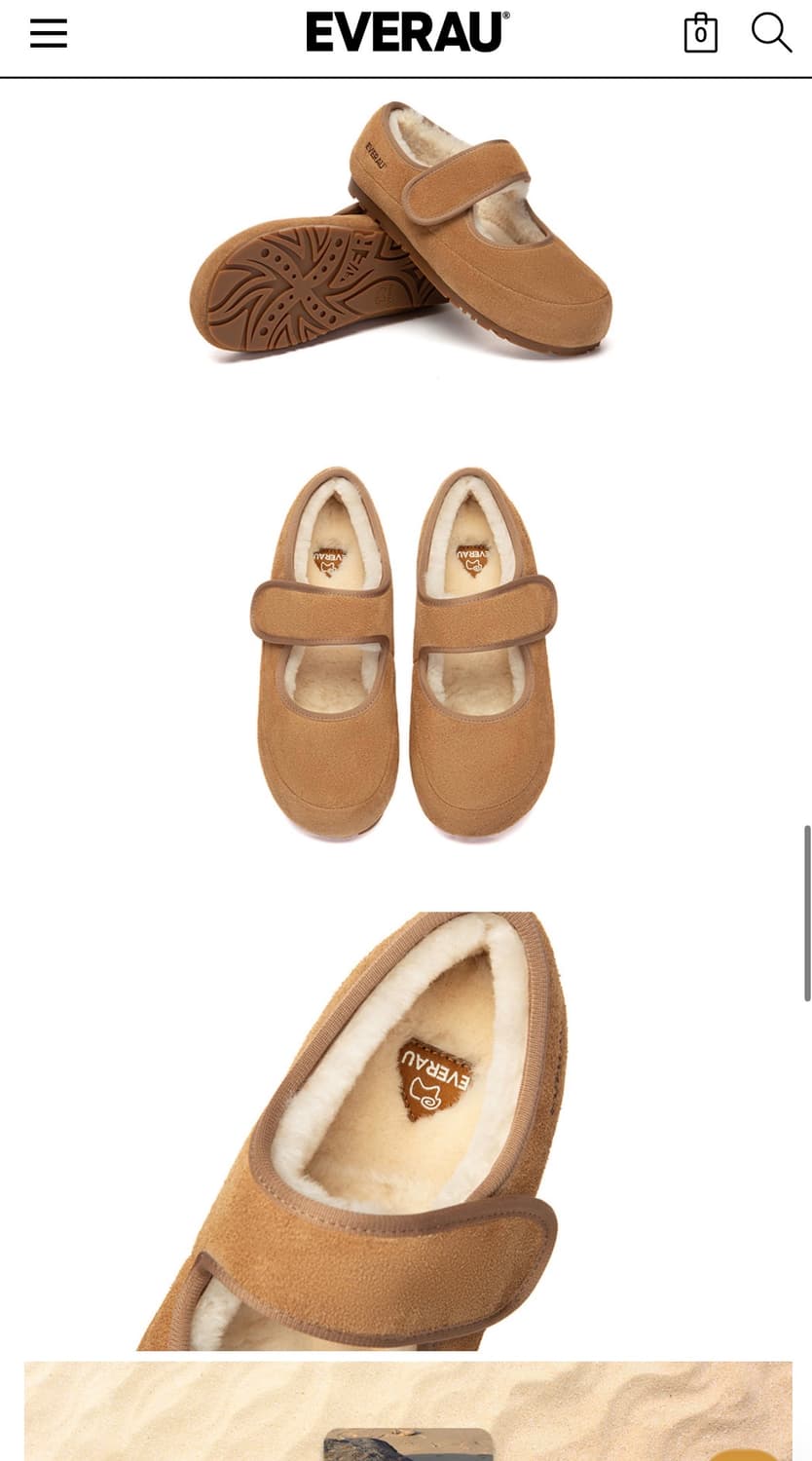 에버에이유 밀리 슬리퍼 , 털신발/ 정가: 15.9만 새거) 상품이미지4