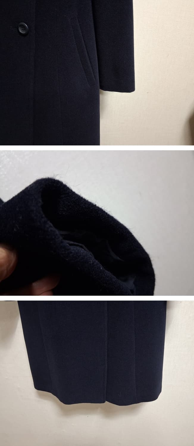 일본수입 cojana 앙고라 더블 롱코트 폭스카라탈부착 순모 66 상품이미지6