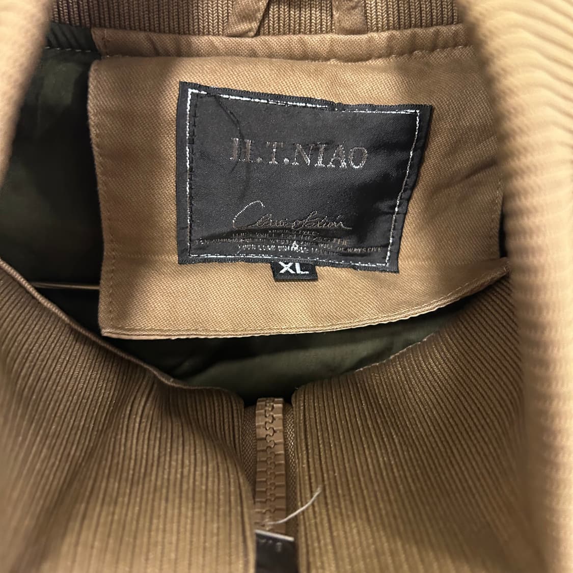 H.T.NIAO 빈티지 밀리터리 패치 하이넥 숏자켓 상품이미지3