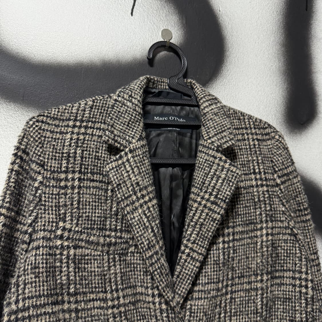 마르코 폴로 울 & 알파카 혼방 체크 롱 코드 상품이미지3