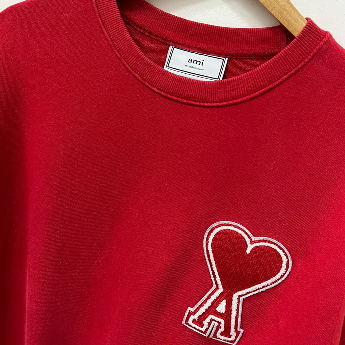 AMI 아미 빅하트 로고 맨투맨 L~XL 상품이미지3