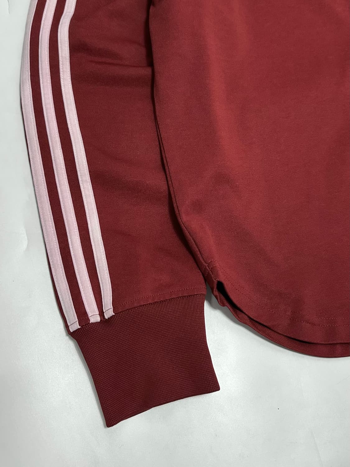 아디다스 삼선 파이어버드 로고 반집업 탑 긴팔티 상품이미지4