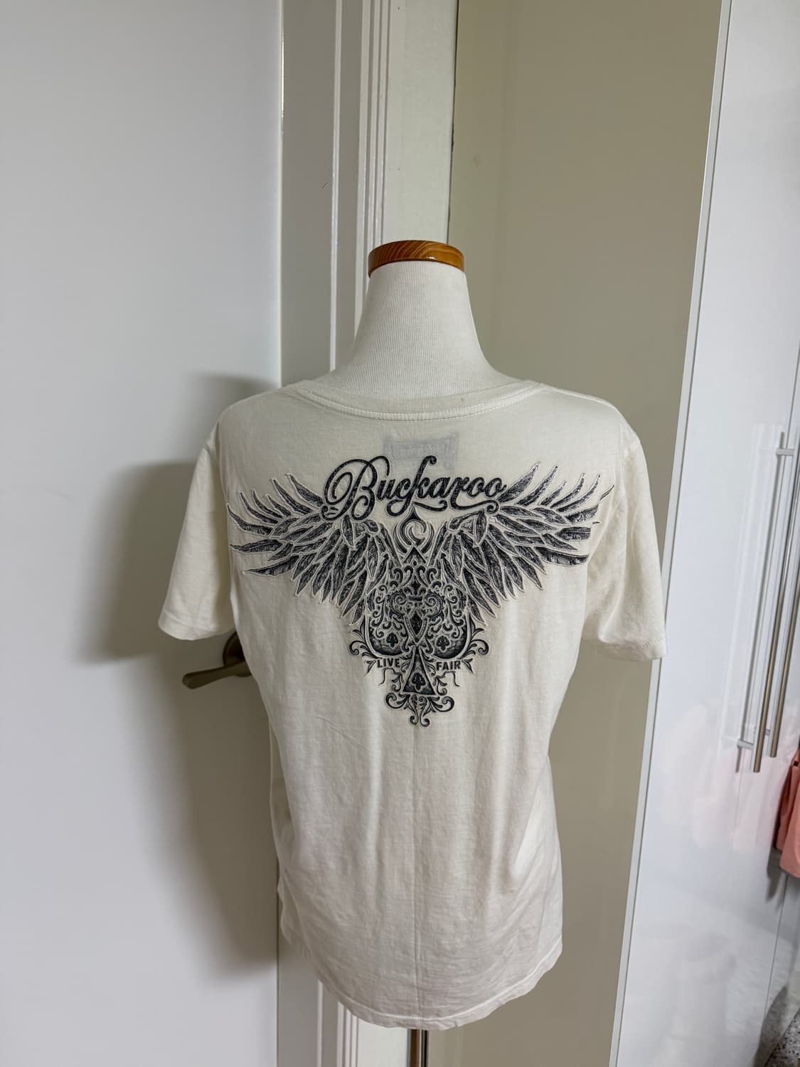 버커루 스컬 프린팅 큐빅 반팔  상품이미지3