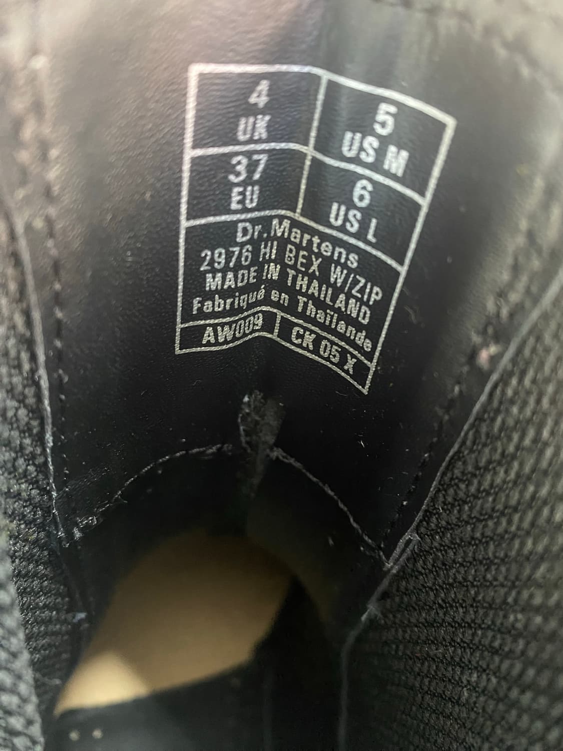 닥터마틴 2976 벡스 w/zip 하이 첼시부츠 (UK4) 상품이미지2