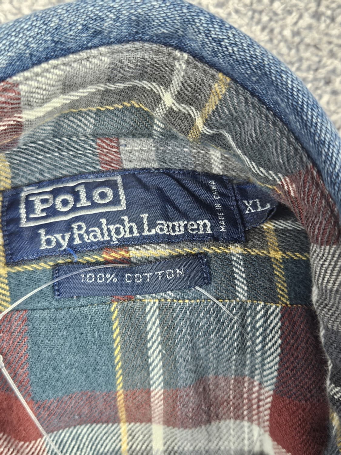90's 폴로랄프로렌 데님 워크 셔츠 자켓 ( XL ) / 9993 상품이미지8