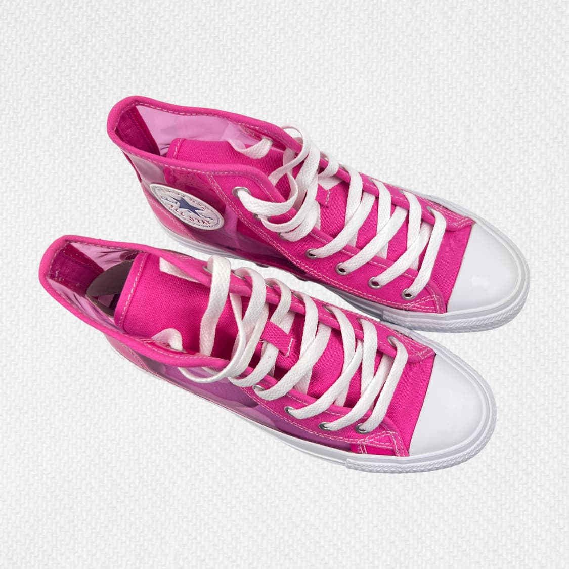 240 JPN 컨버스 척테일러 하이 PVC 핑크 상품이미지6