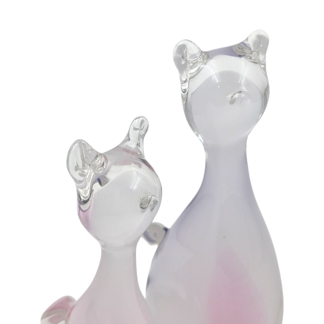 80s 핸드블로운 컬러 마블 고양이 세트 상품이미지3