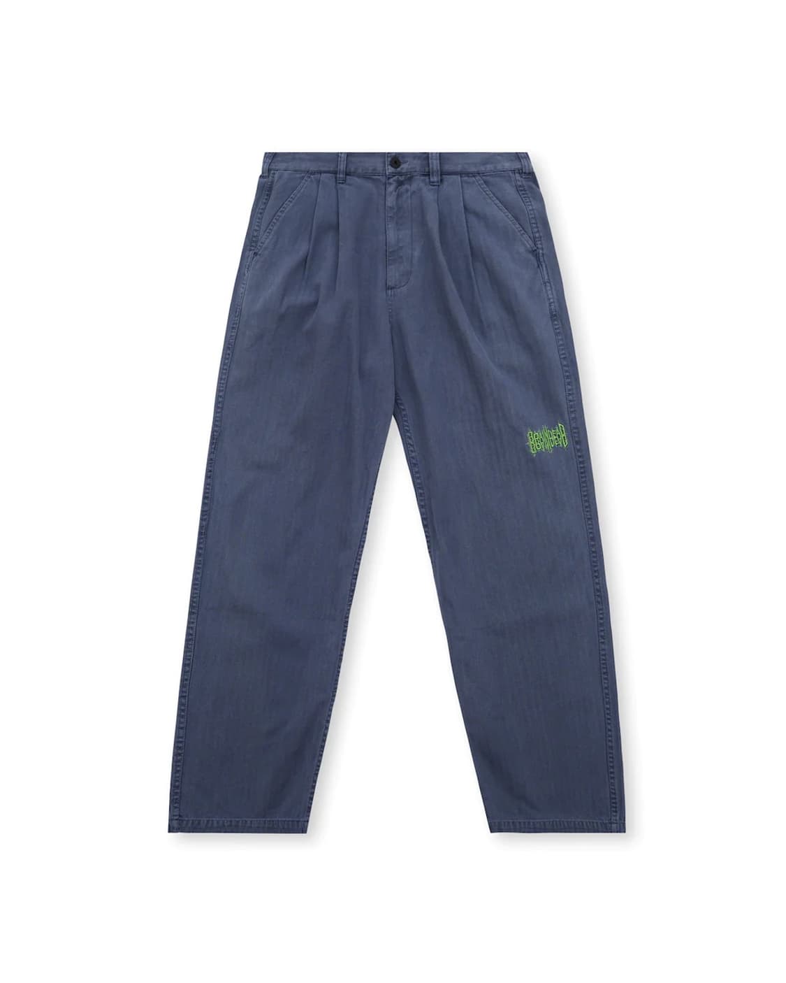 [M] 브레인데드 피그먼트 다잉 헤링본 팬츠 새상품 상품이미지1