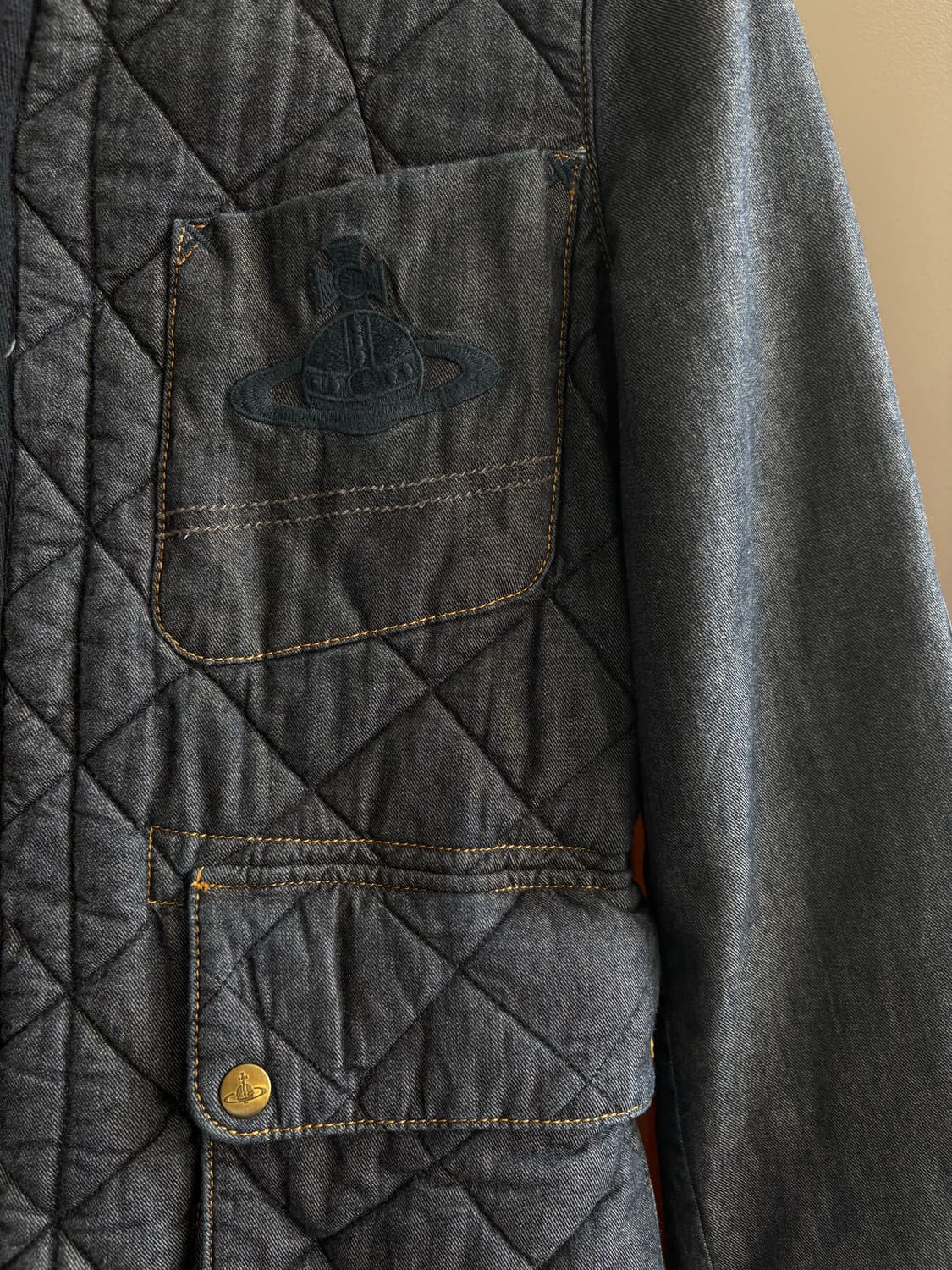 Vivienne Westwood x Lee 데님 퀼팅 자켓 상품이미지5