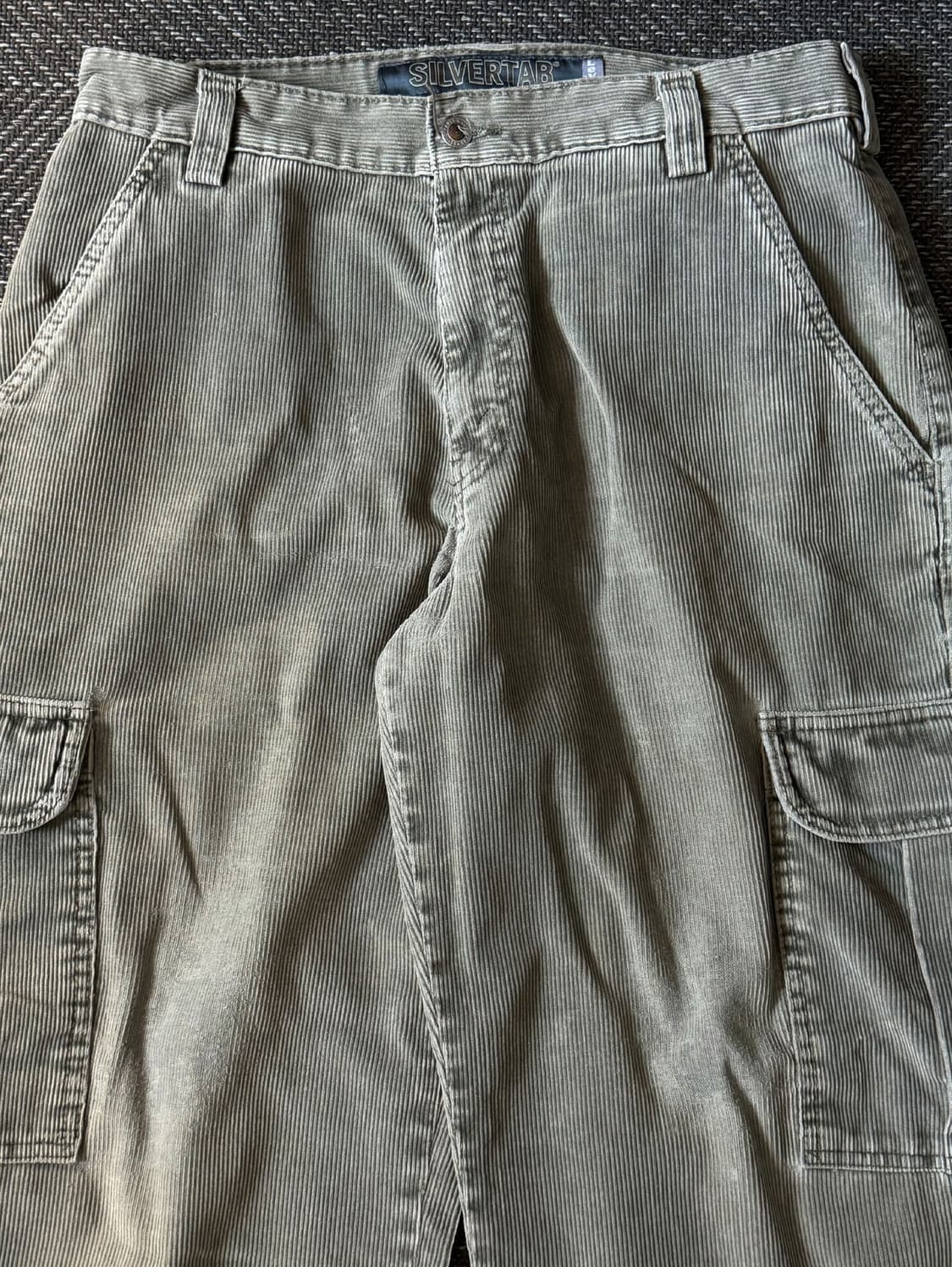 (32) 90s 리바이스 실버탭 코듀로이 카고 와이드 팬츠 상품이미지2