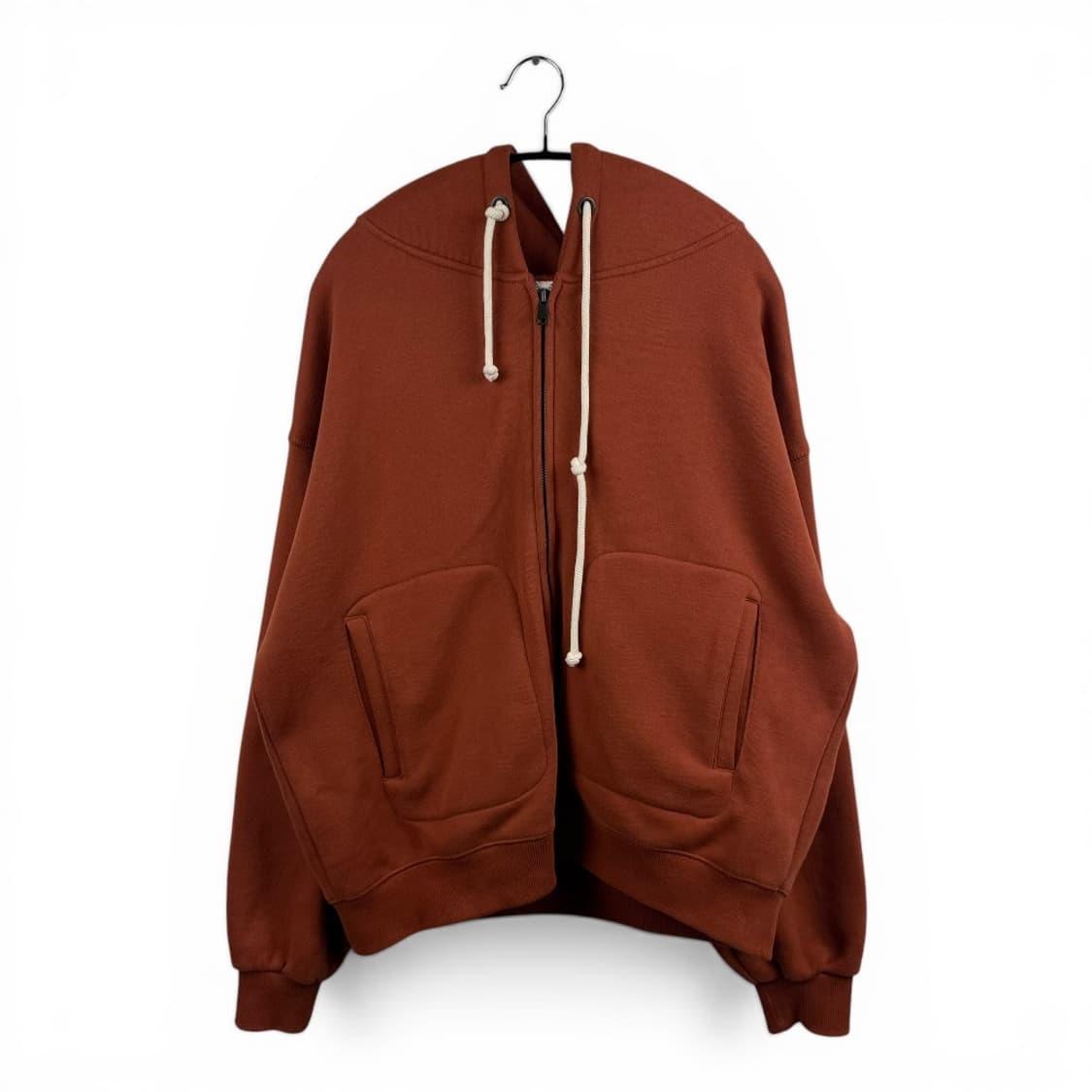 (L) 퍼스텝 해치 록 크롭 후드집업 선셋오렌지 상품이미지1