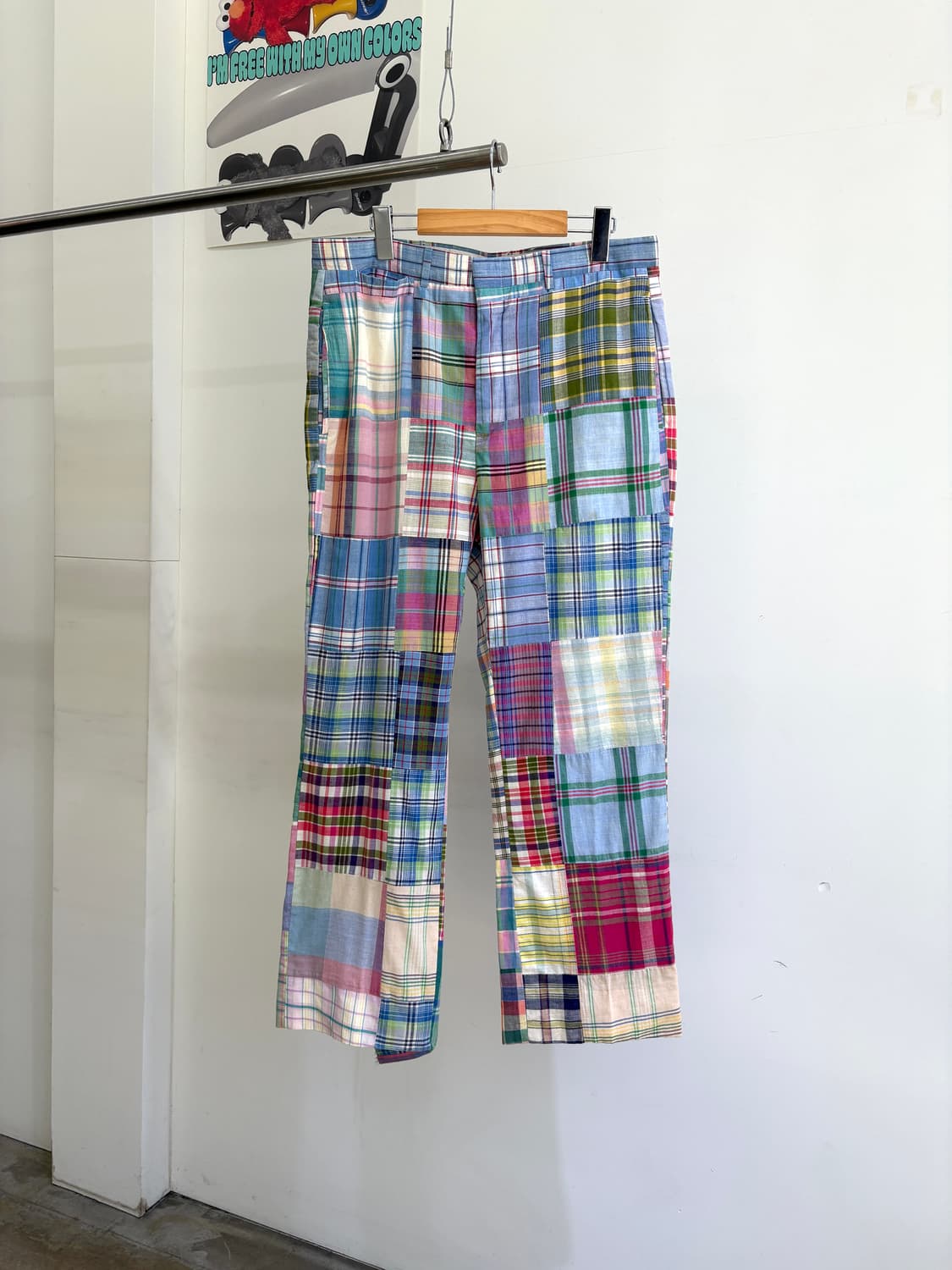 VINTAGE (Made in USA) 체크팬츠 상품이미지1