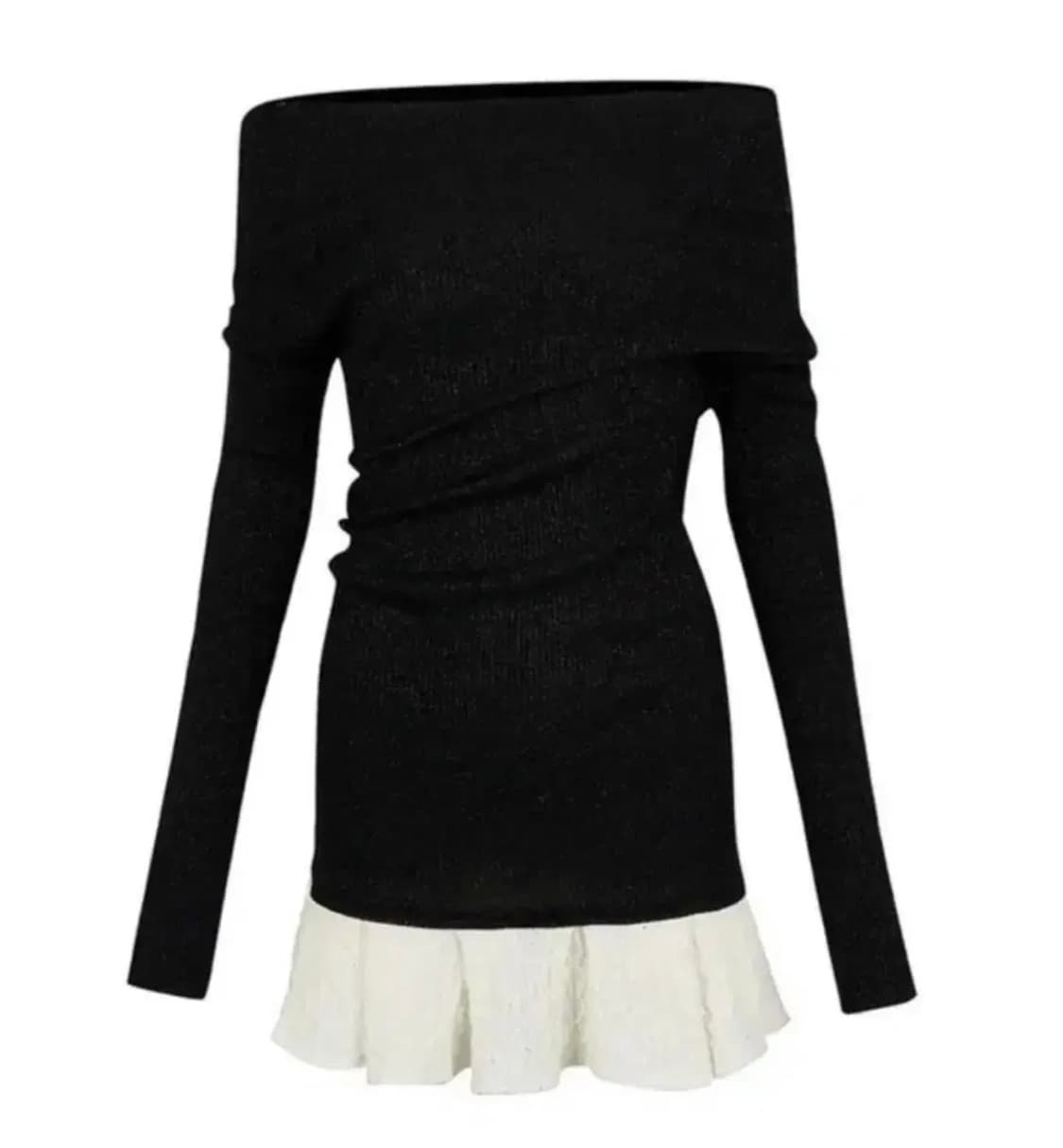 eelee fake two piece dress(단종) 상품이미지2