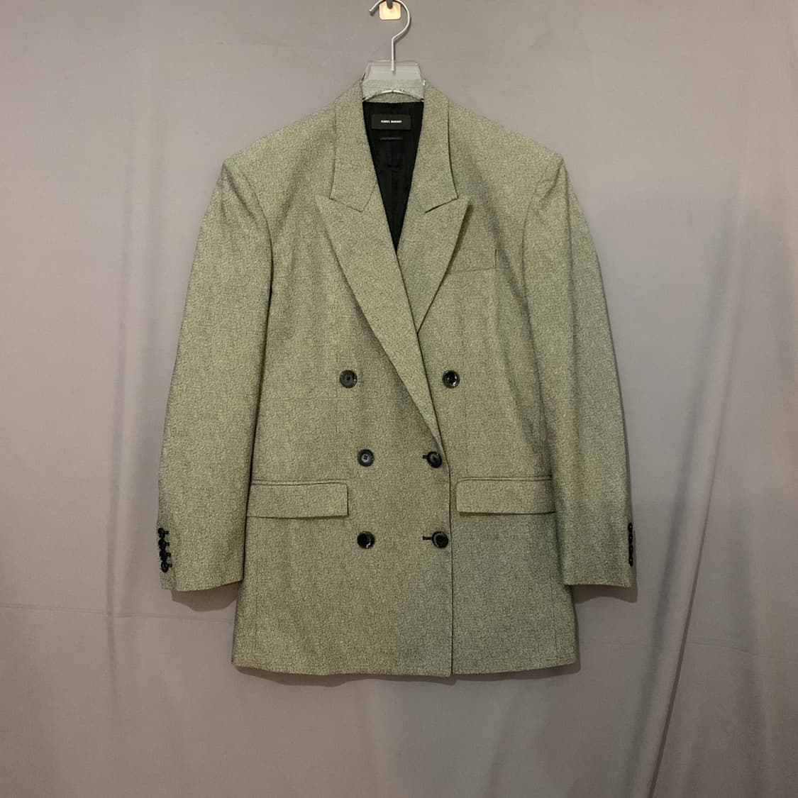 34 이자벨마랑 더블 브레스티드 자카드 블레이저 자켓 상품이미지2