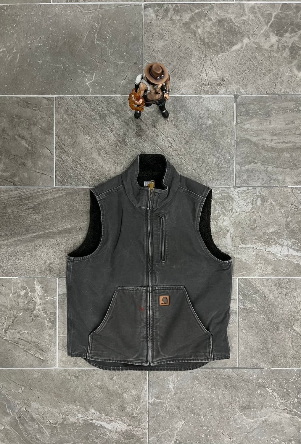 (M)칼하트 셰르파 넥 조끼베스트 V33 GVL 그래블 상품이미지1