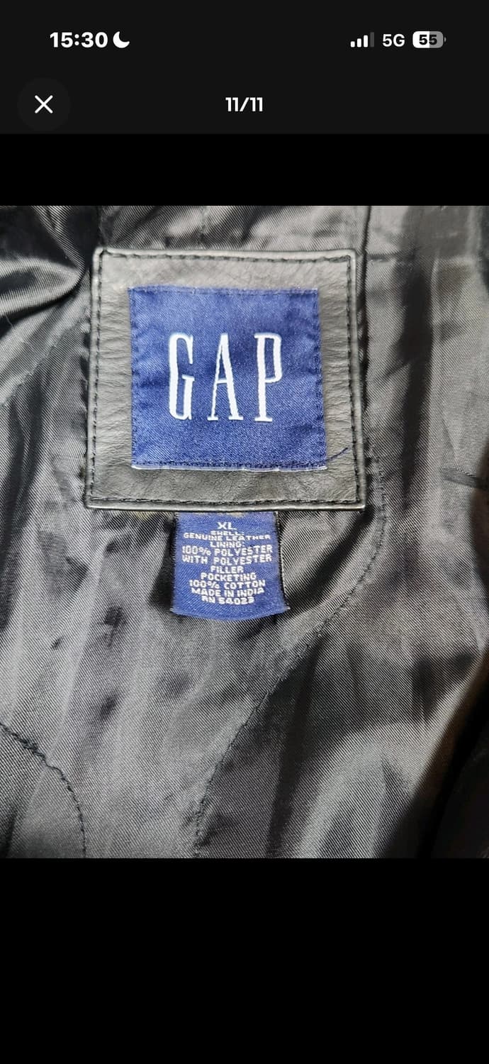 XL) 올드 갭 레더 카코트 xl  상품이미지10