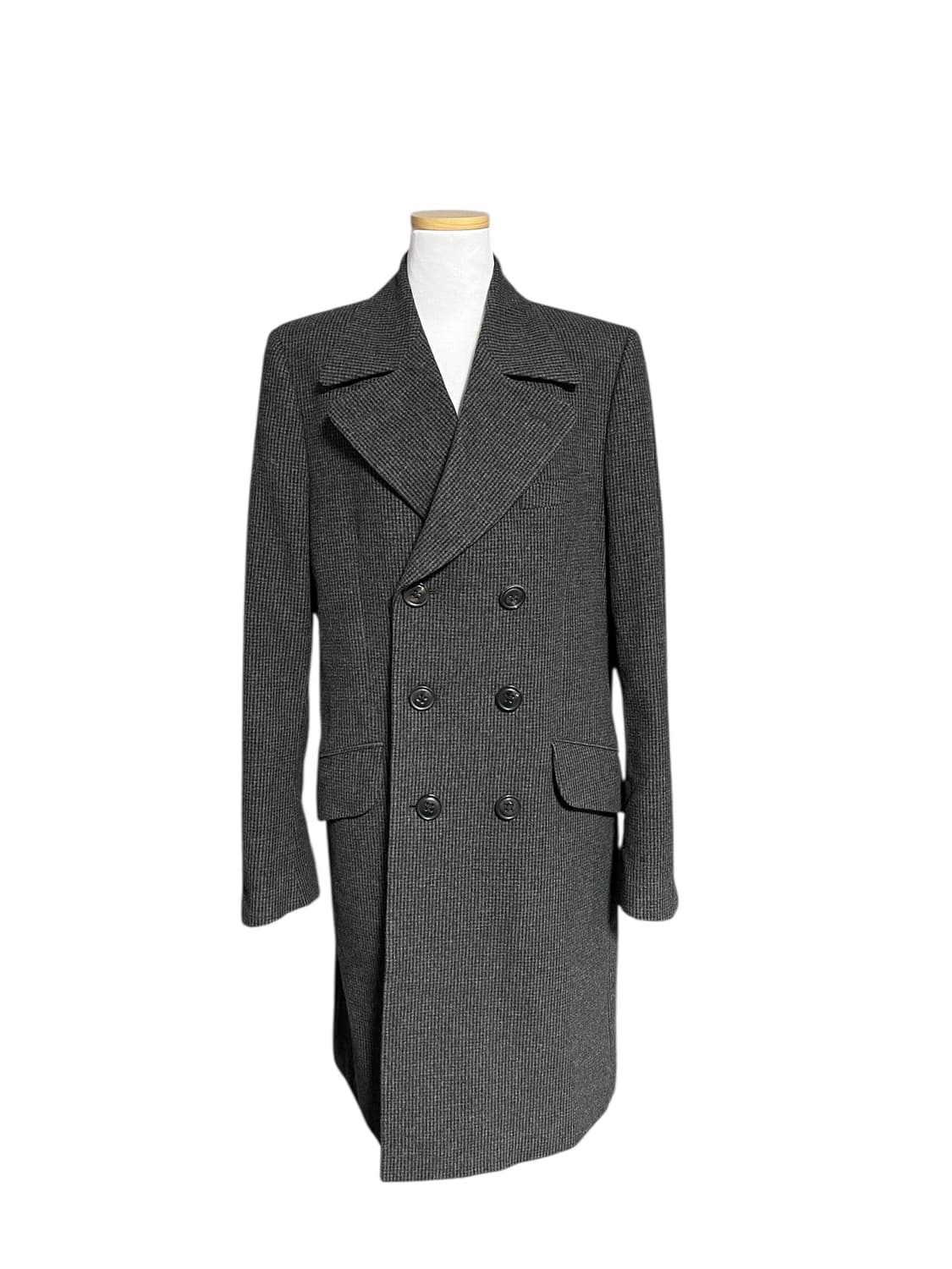 커스텀멜로우 더블 울 롱 코트 상품이미지1