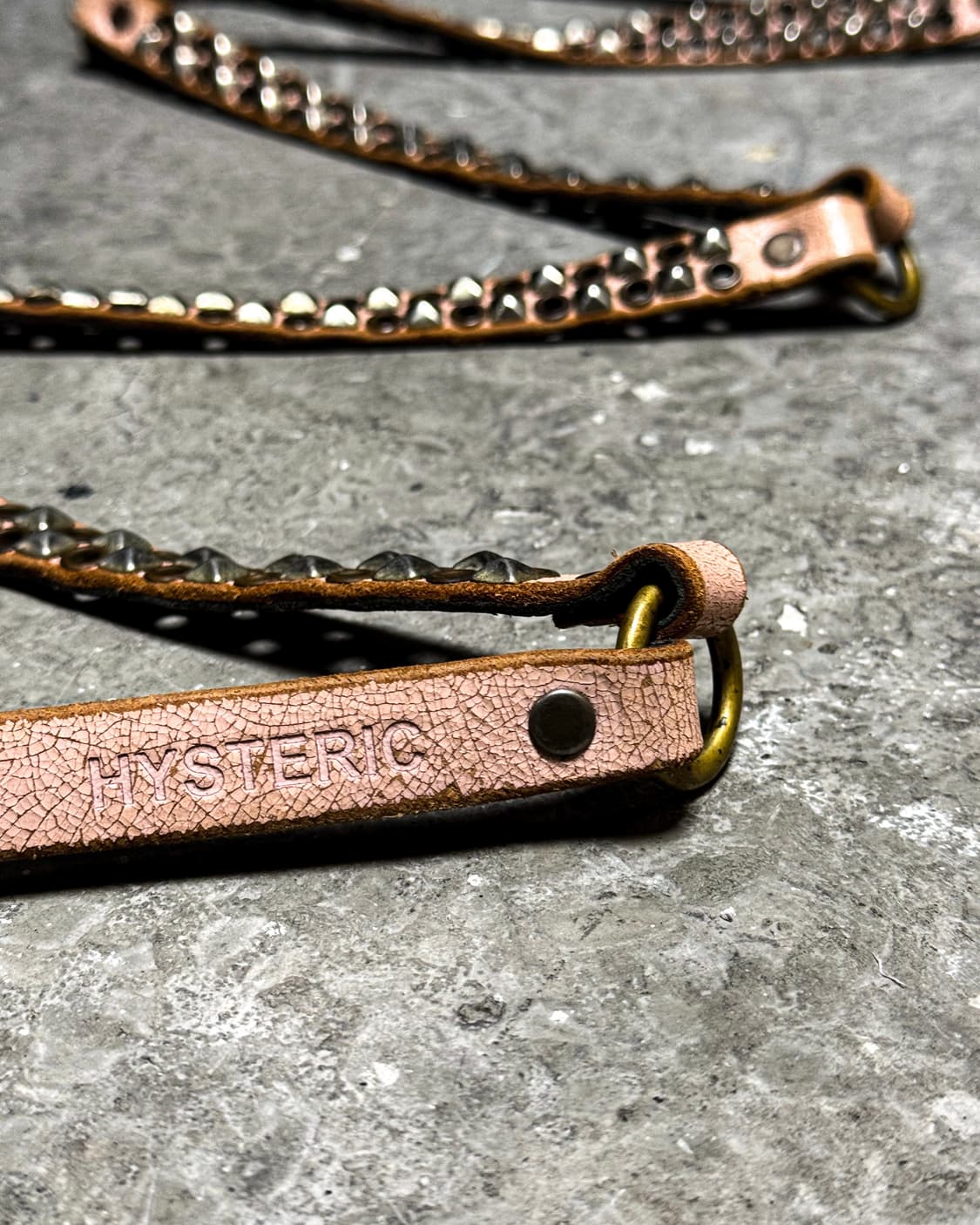 HYSTERIC GLAMOUR Multi Stud Leather Belt 상품이미지3