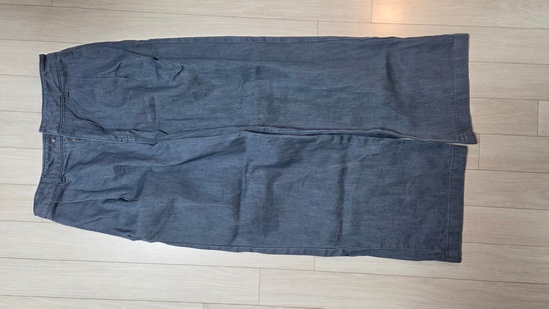 아모멘토 스트레이트 와이드 데님 L사이즈 상품이미지2