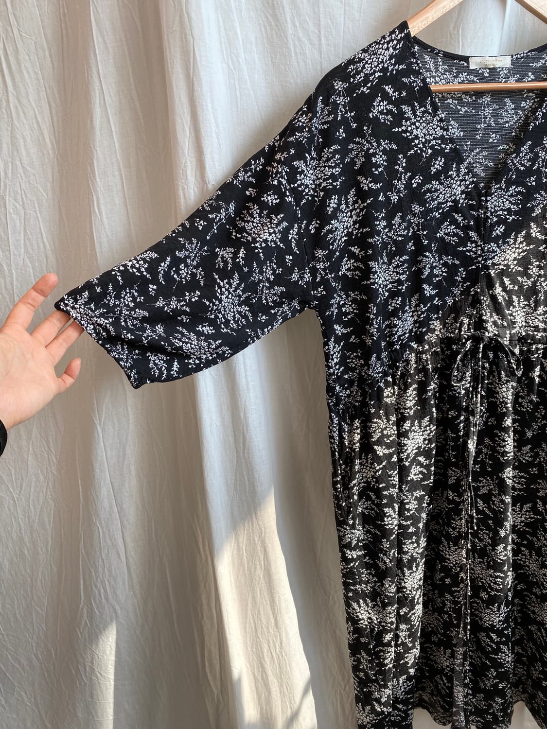 블랙 플라워 로브(F) 상품이미지7