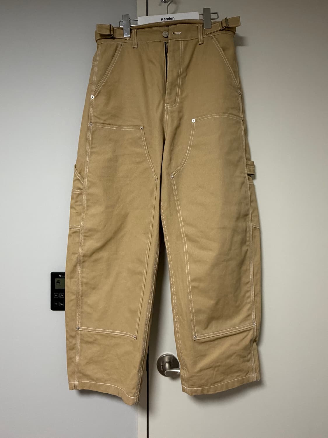 그레일즈 x 코인서울 카펜터 팬츠 베이지 상품이미지2