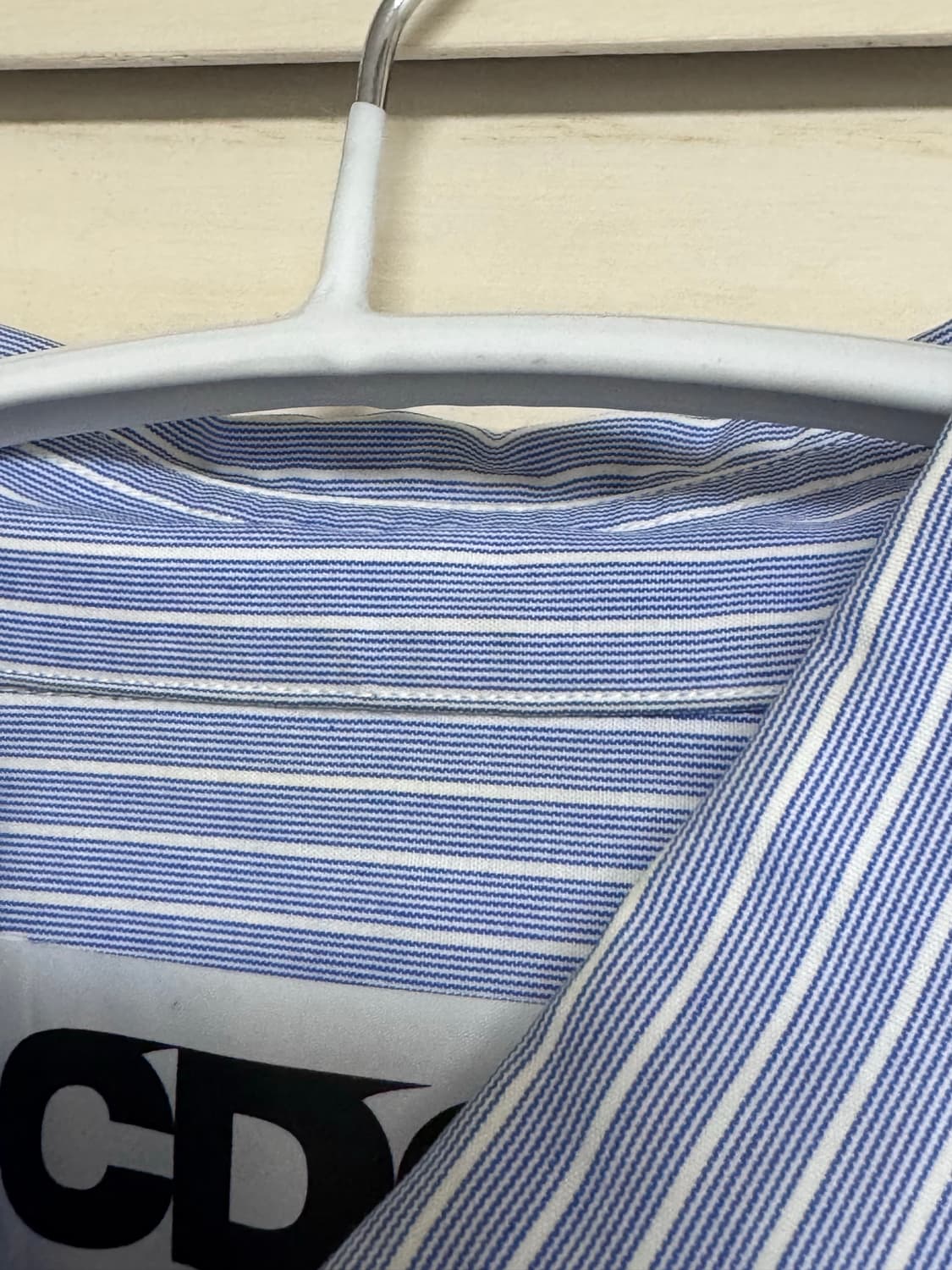 꼼데가르송 커팅 스트라이프 셔츠 상품이미지8