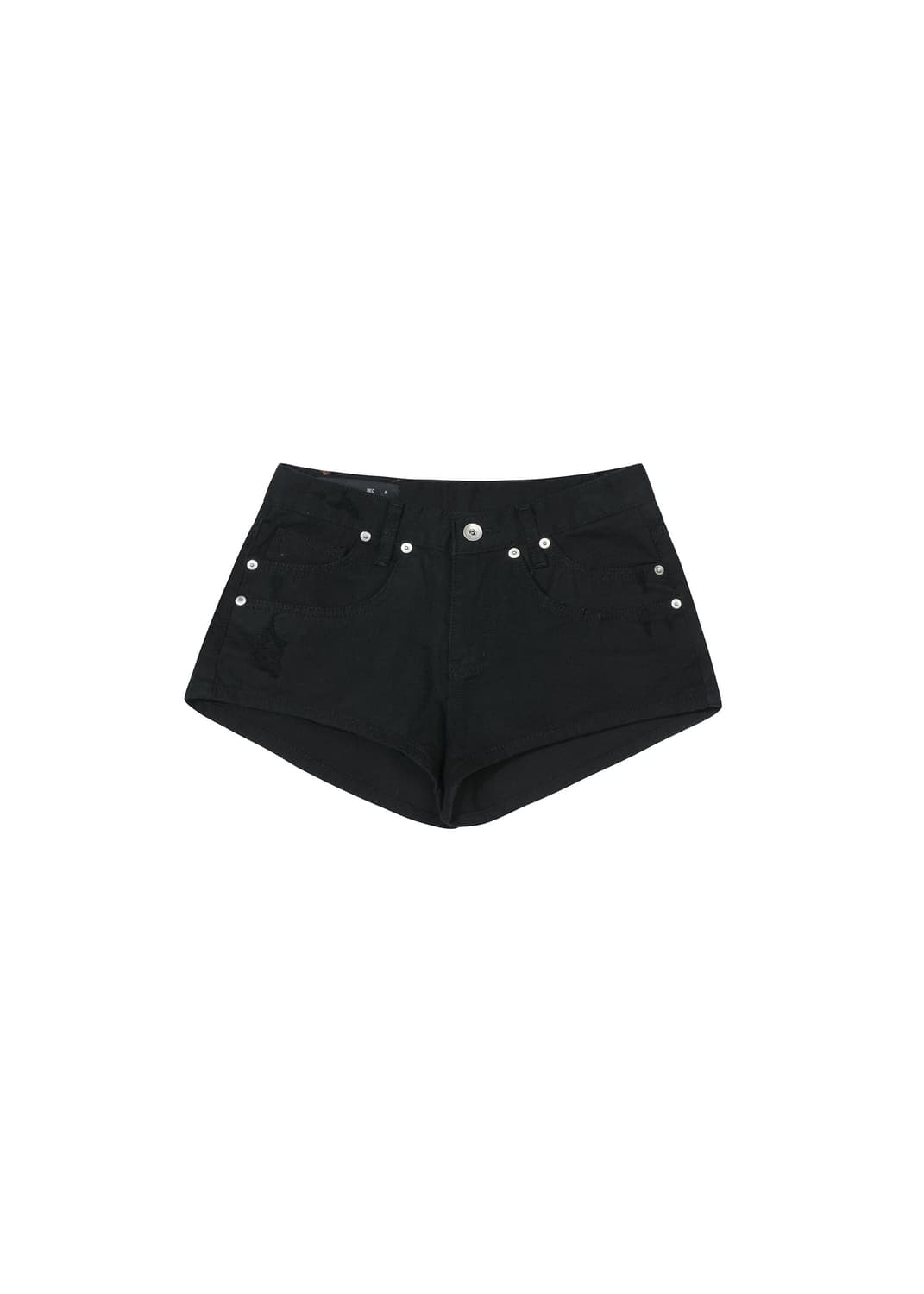 보헤미안서울 반바지  DOUBLE POCKET SHORTS, BLACK 상품이미지2