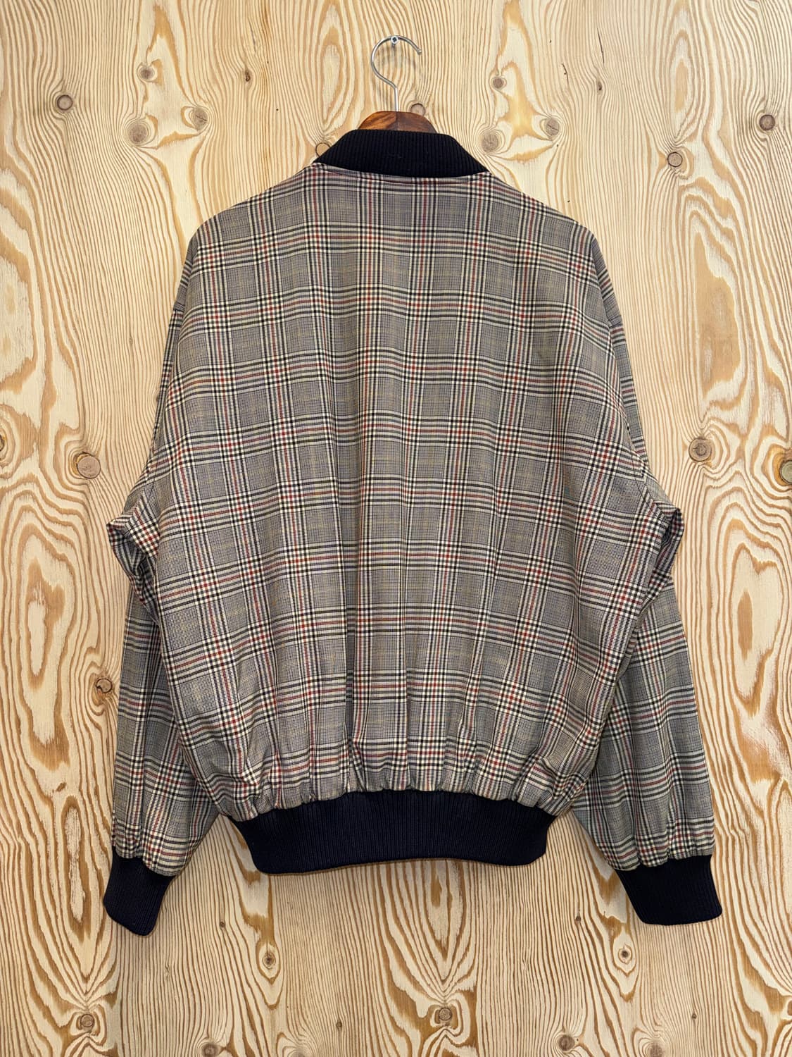 00‘s 라코스테 체크 블루종 자켓 상품이미지3