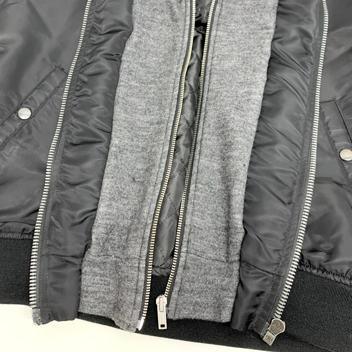 R13 알써틴 레이어드 후드 ma-1 자켓 상품이미지7