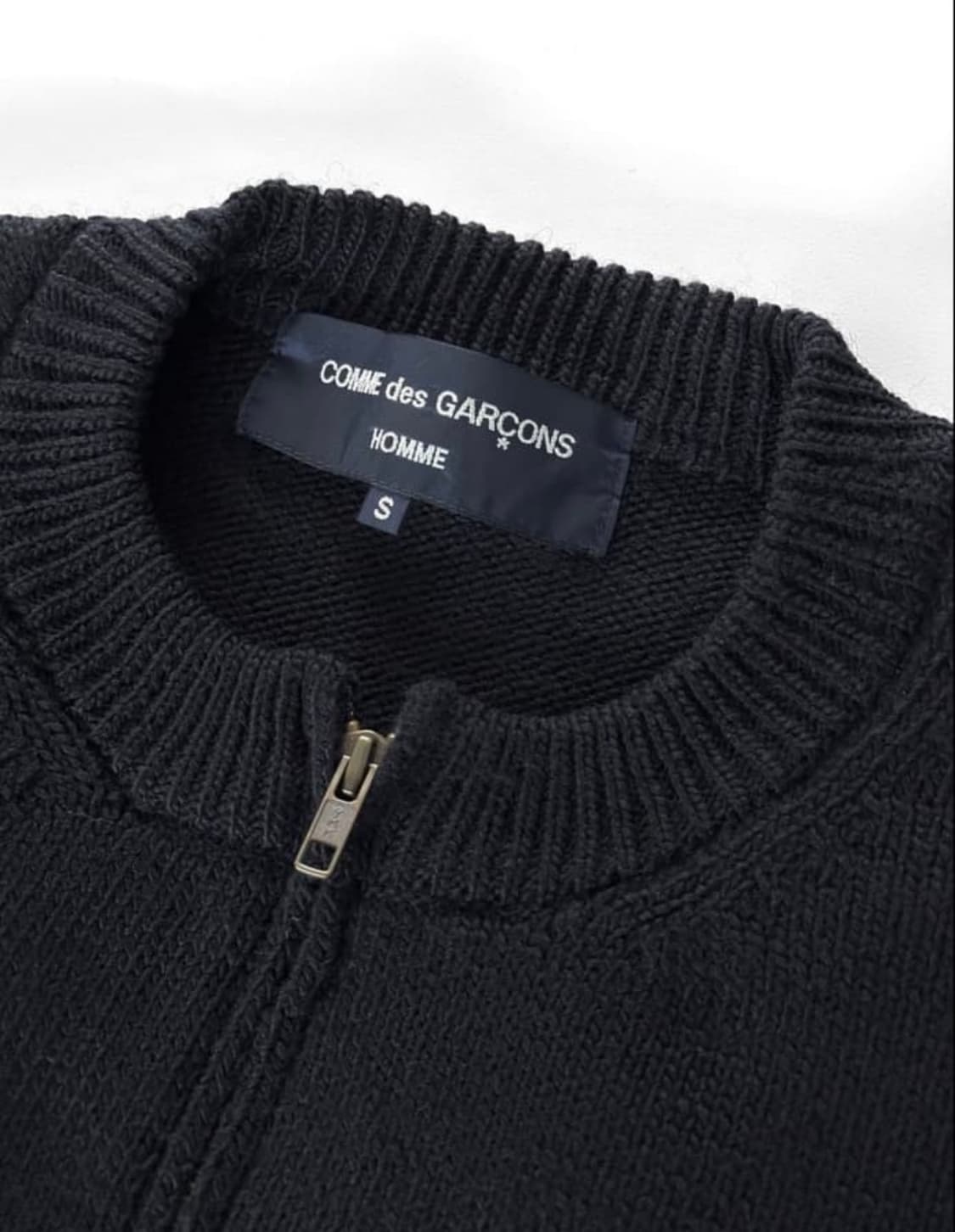 꼼데가르송 옴므 집업 스웨터 s 상품이미지5