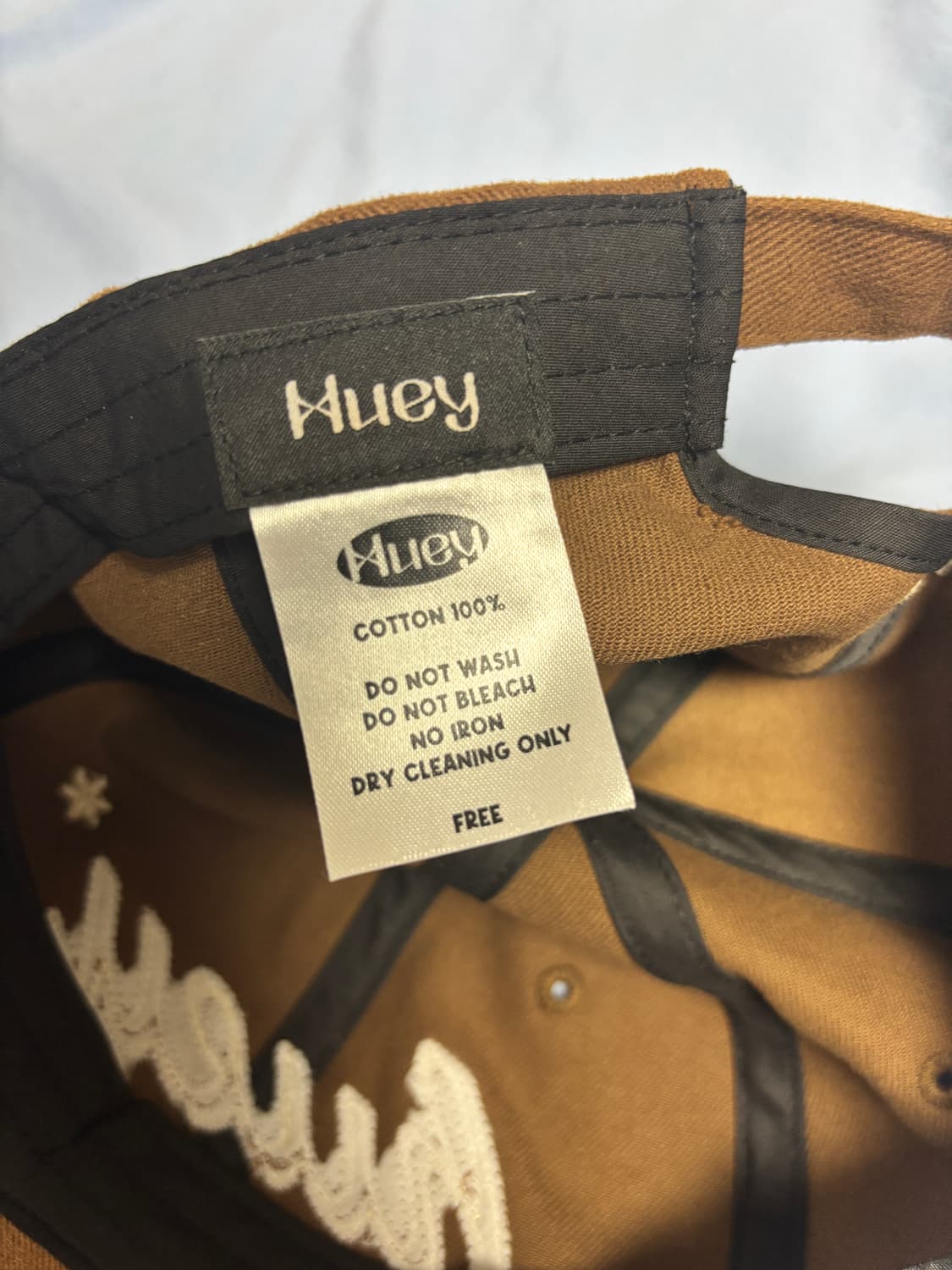 휴이 Applique Cap brown 상품이미지5