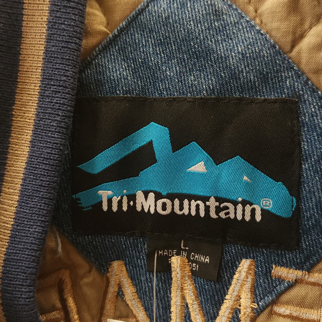 90s 빈티지 데님 바시티 자켓 레터맨 자켓 L 상품이미지9