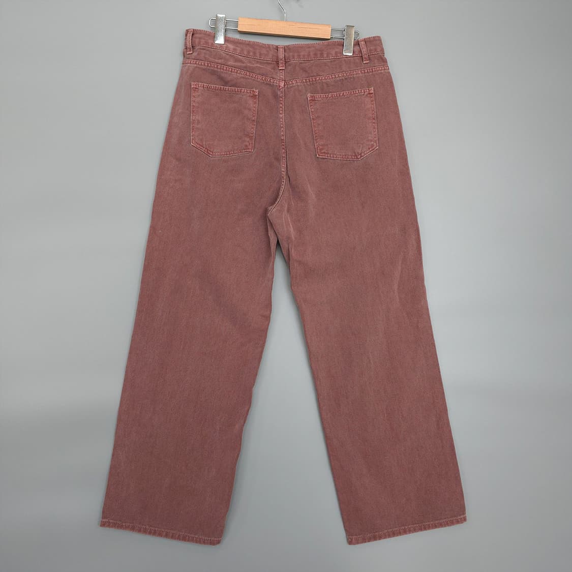 새제품)인템포무드 INTEMPOMOOD 어글리 다잉 데님 팬츠 XL 상품이미지5