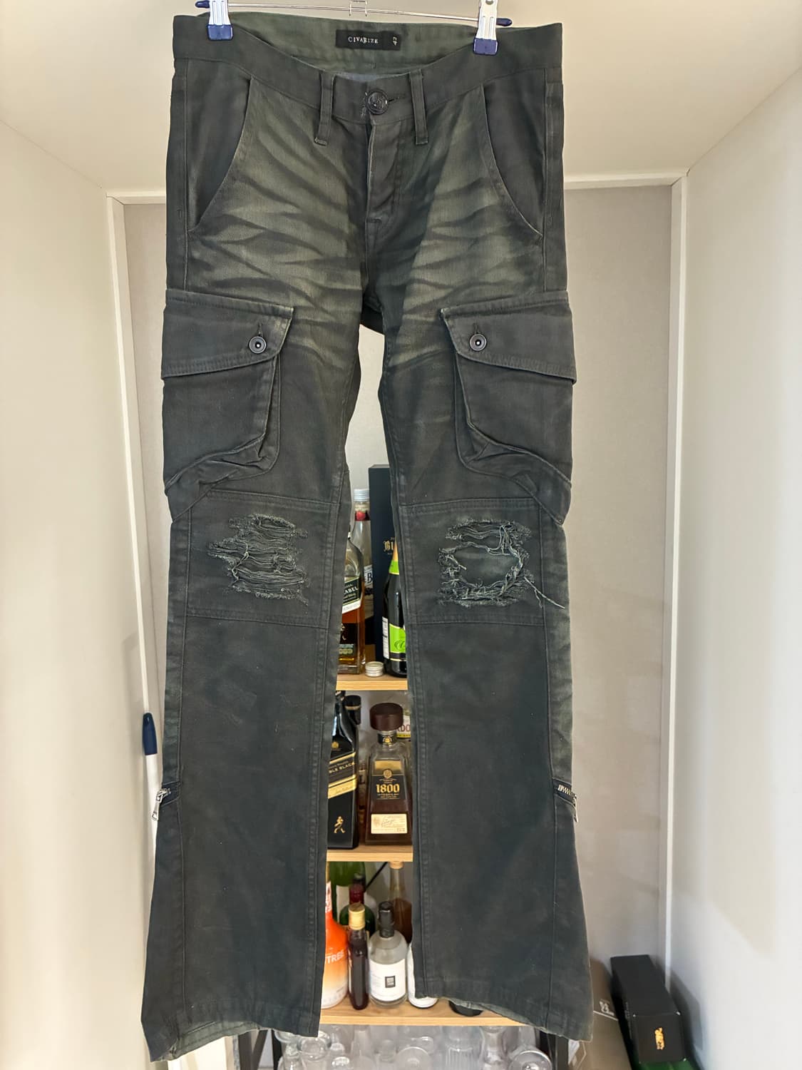 Civarize coated washing cargo pants 상품이미지1