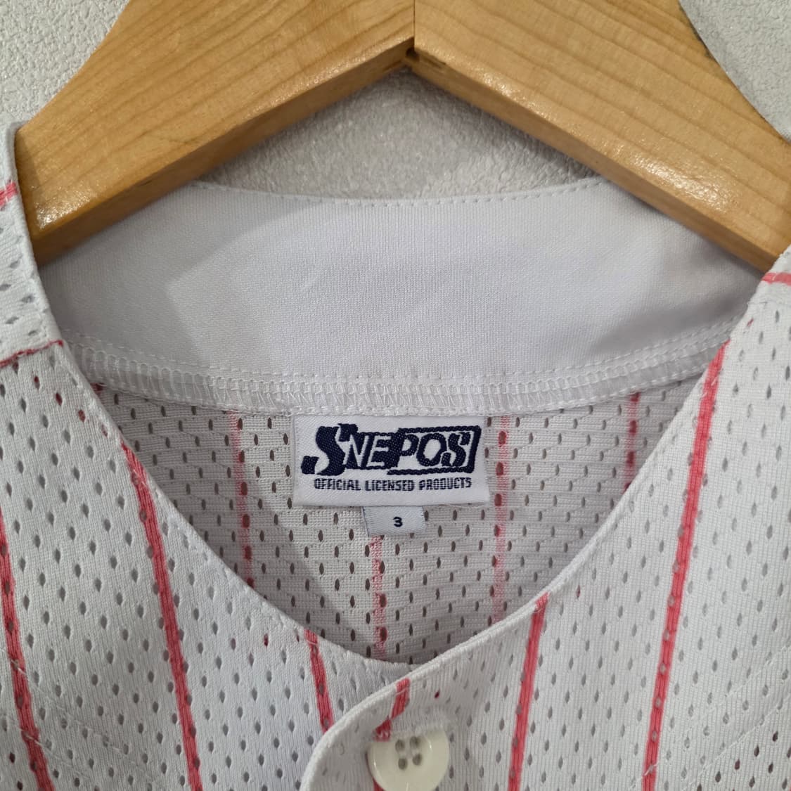 롯데자이언츠 핑크 스트라이프 유니폼 3사이즈 상품이미지8