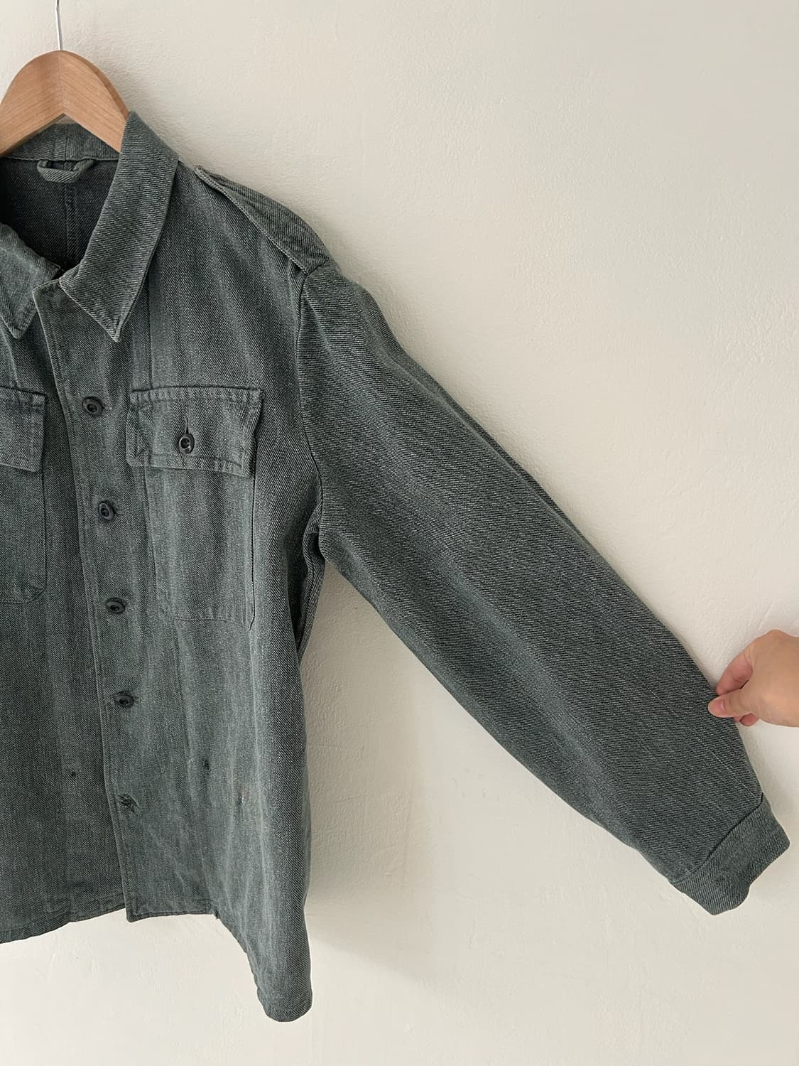 50-60's Swiss army denim Fatigue  Jacket 상품이미지3