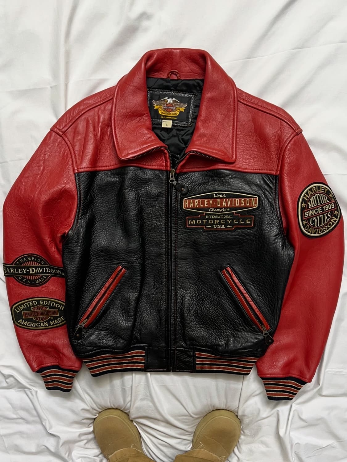 할리데이비슨 라이더자켓 가죽자켓 상품이미지2