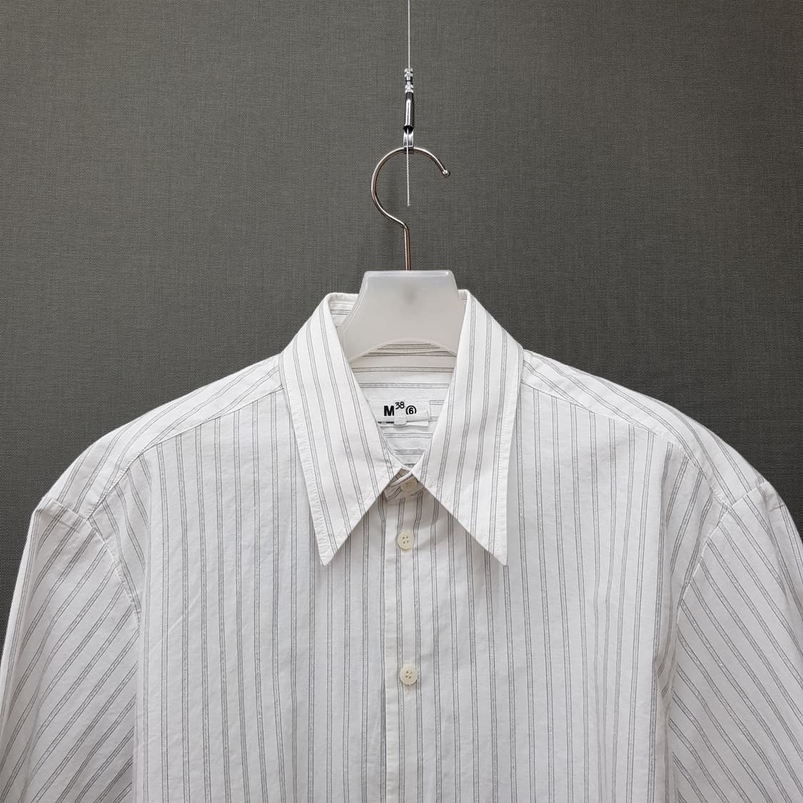 MM6 메종 마르지엘라 2023 스트라이프 크롭 셔츠 M사이즈 상품이미지3