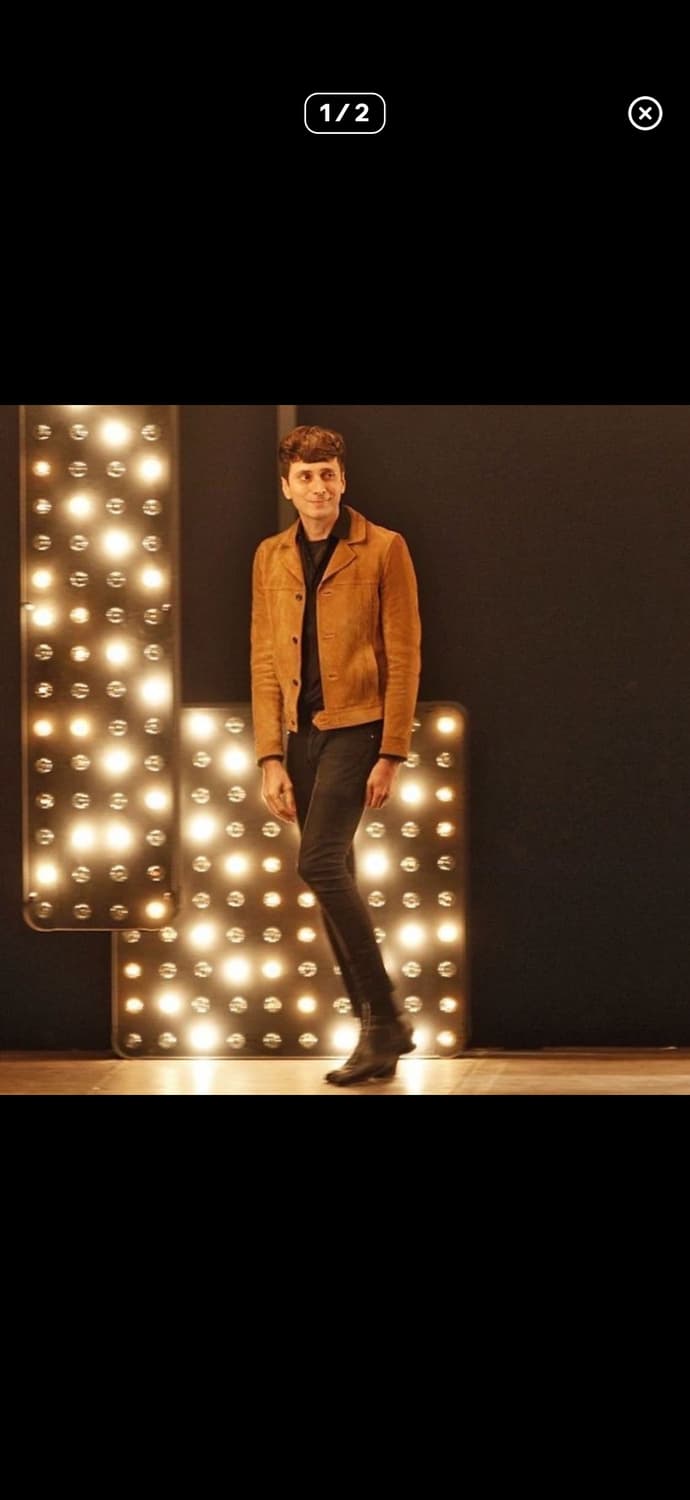 [46] 생로랑 에디 스웨이드 자켓 상품이미지1