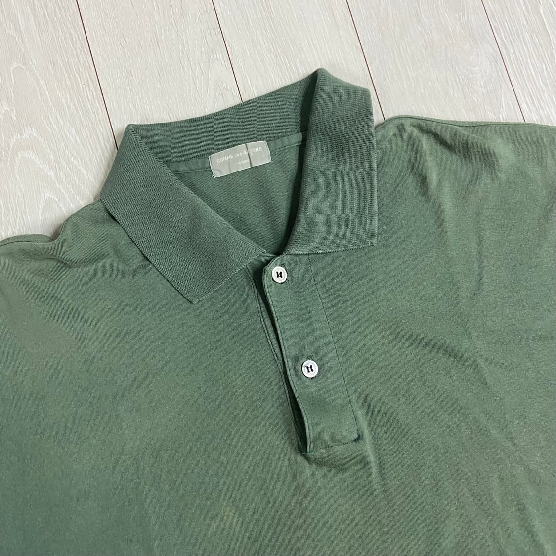 [OS] AD 1989 꼼데가르송 옴므 폴로 티셔츠 상품이미지2