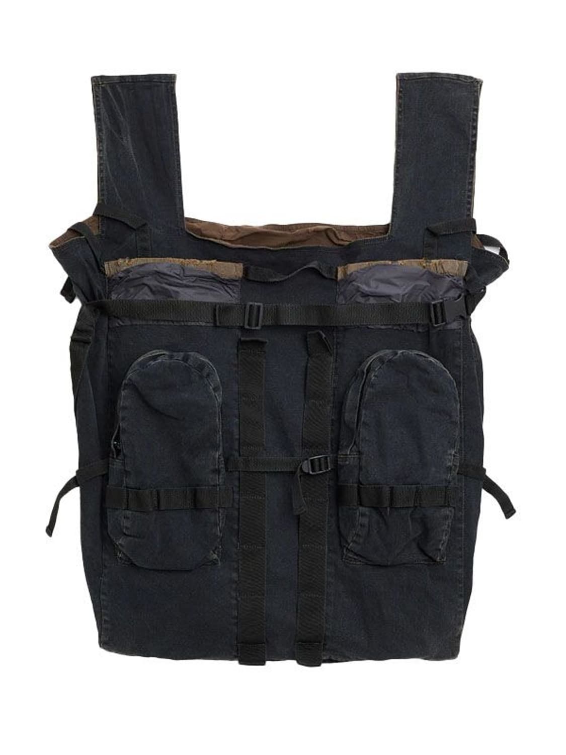 마리아노  백팩 디테일 데님 쇼퍼 숄더백 OS 상품이미지2