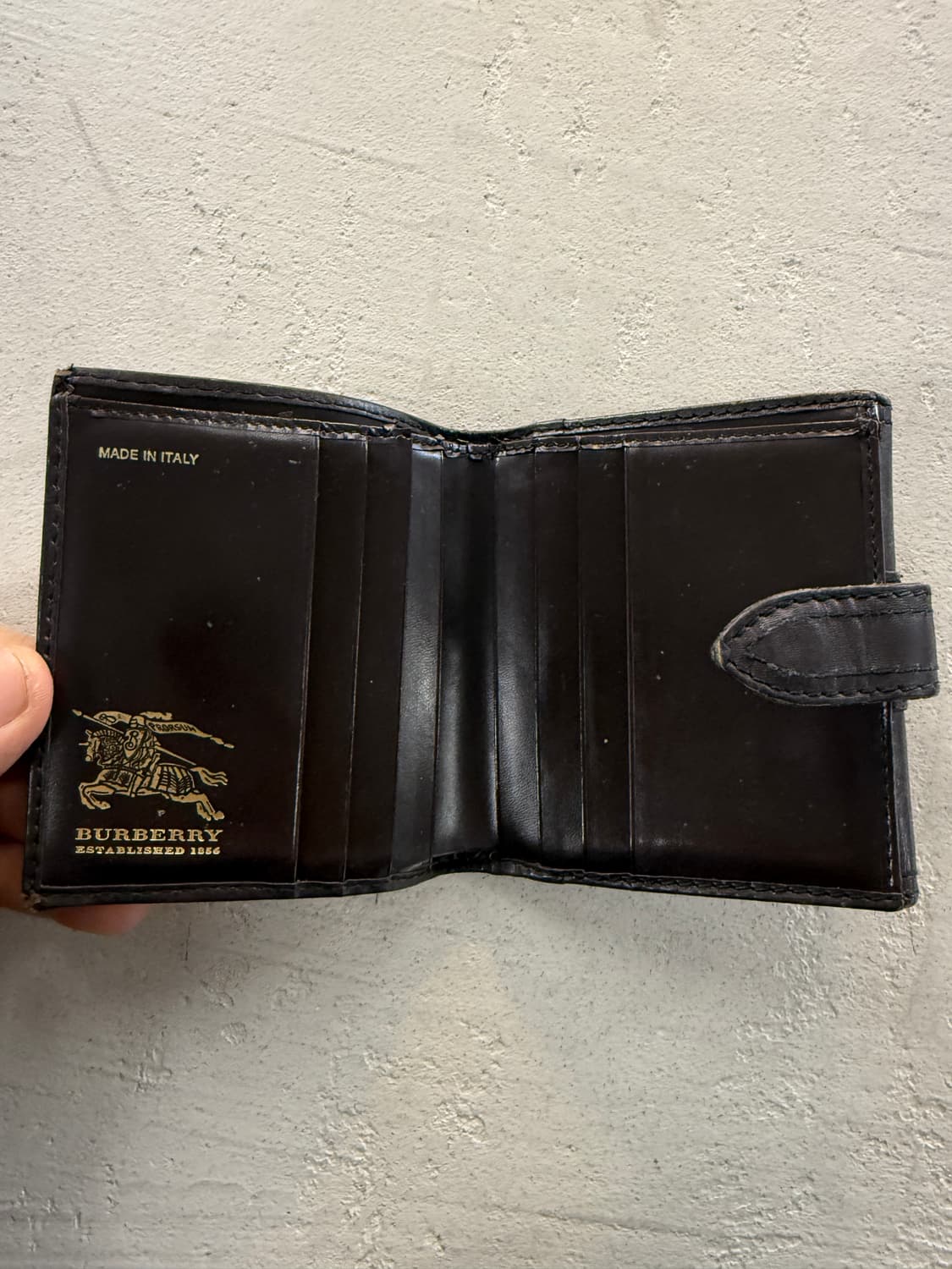 버버리 정품 더블후크 체크 반지갑 상품이미지3