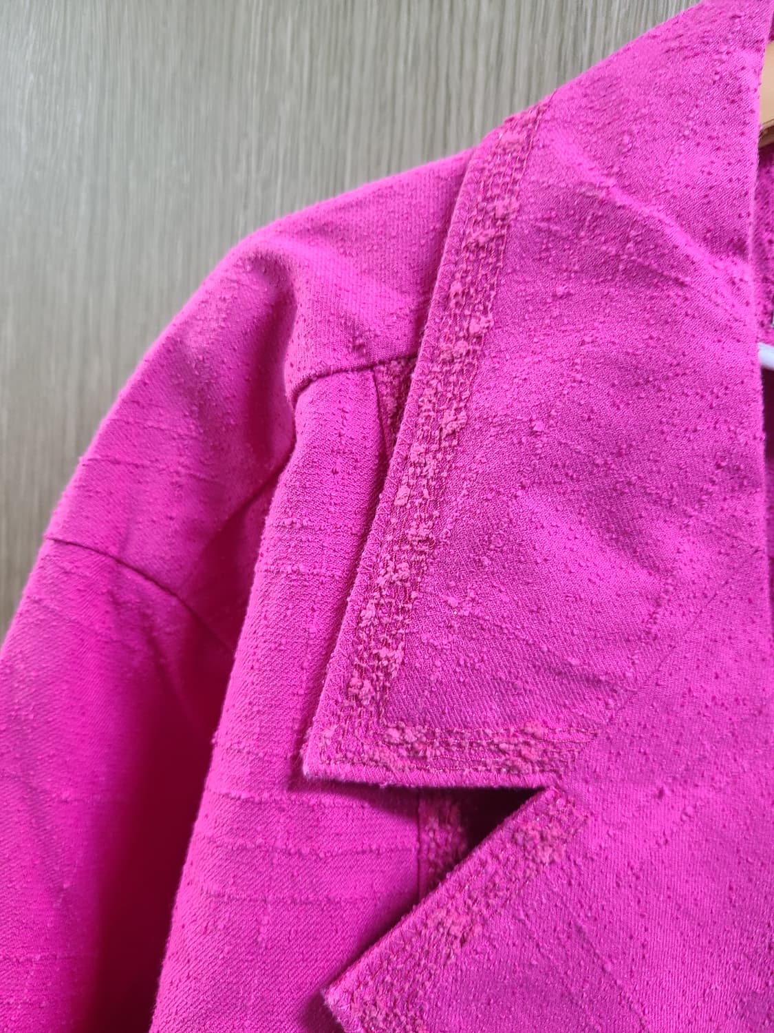 오브제 핑크 크롭 자켓 상품이미지3