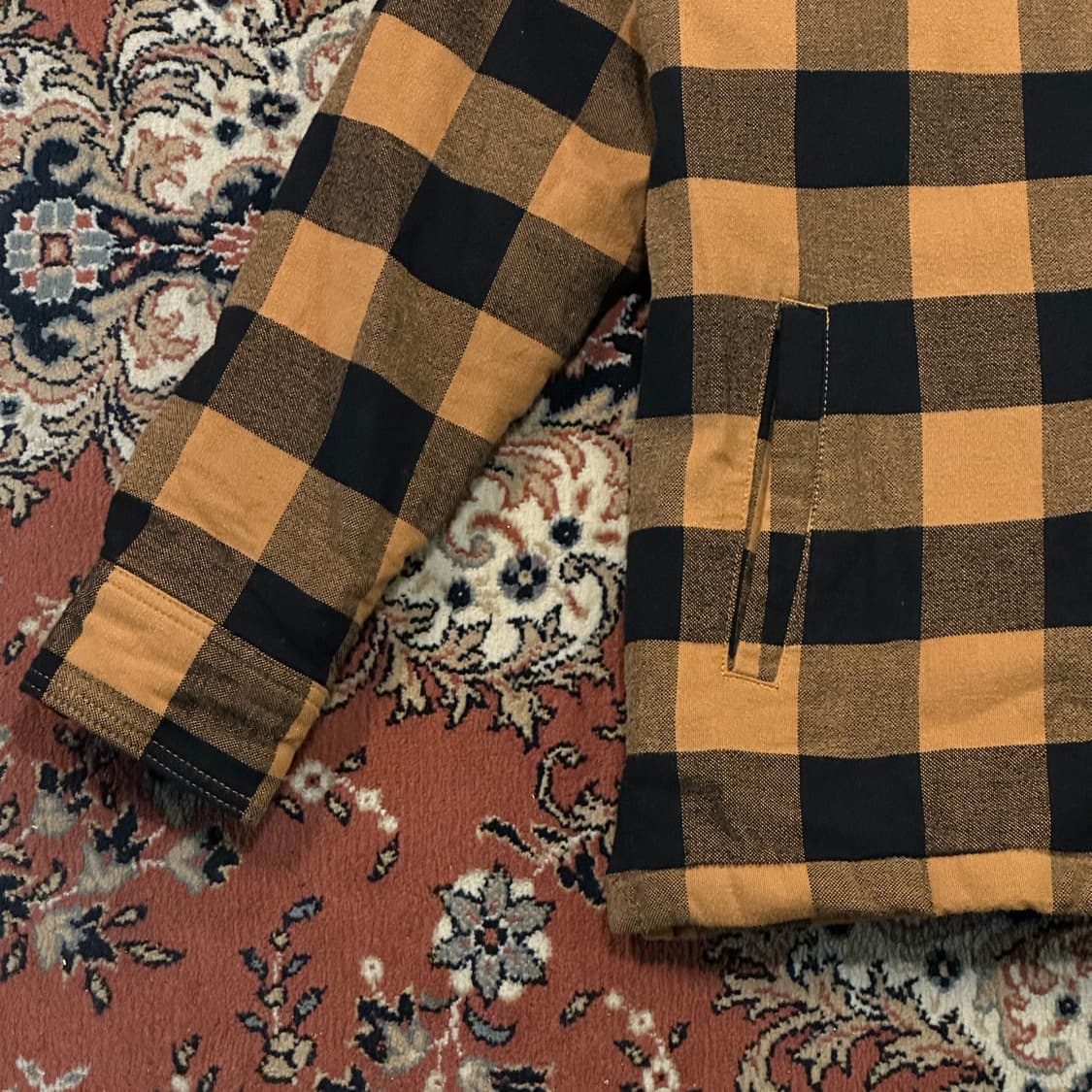 팀버랜드 플란넬 셔츠 자켓 (M) 플리스 상품이미지4